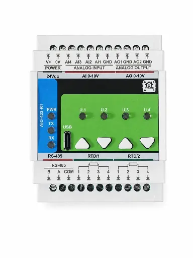 [HM-AIO-422-R1] Analog I/O Module AIO-422-R1