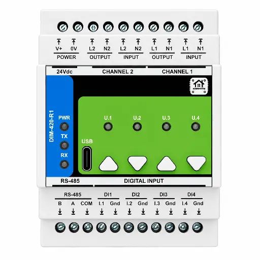 [HM-DIM-420-R1] Module Entrées/Sorties analogiques DIM-420-R1
